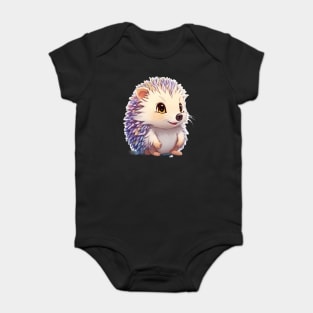 Spikes Smiles Heartwarming Baby Hedgehog Baby Bodysuit